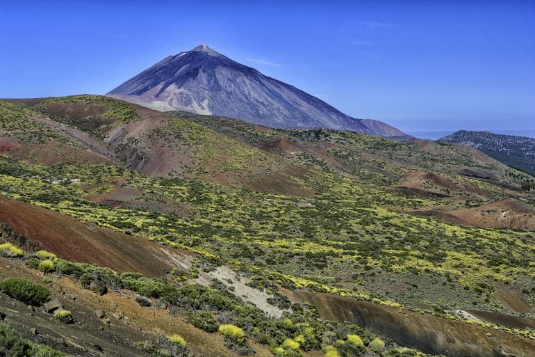 El Parque Nacional del Teide, en Tenerife.