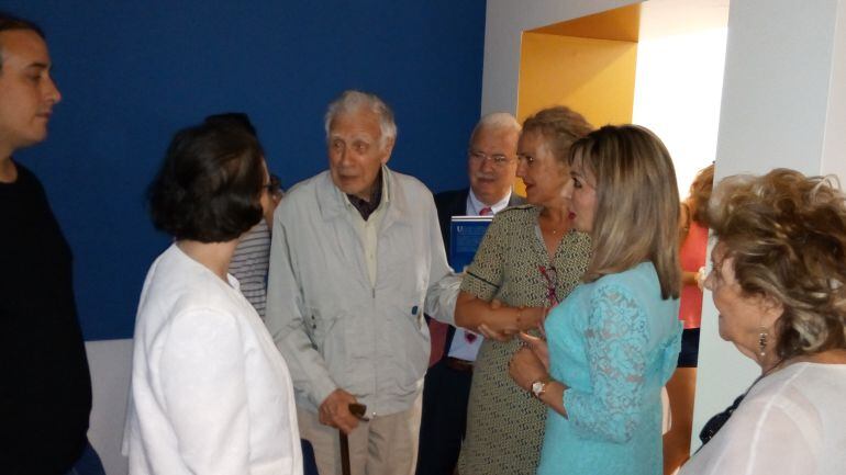 Imagen de archivo de la última visita de Félix Cañada al Museo Casa de las Bolas en septiembre de 2017