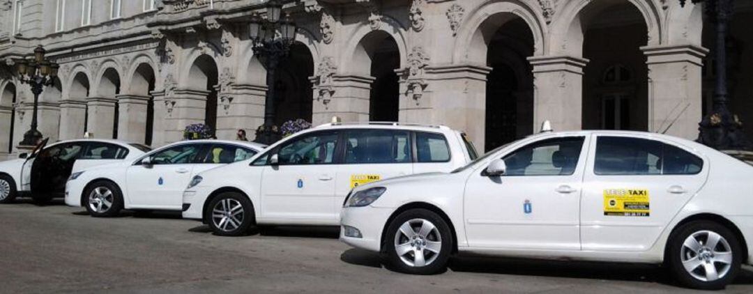 Taxis en María Pita