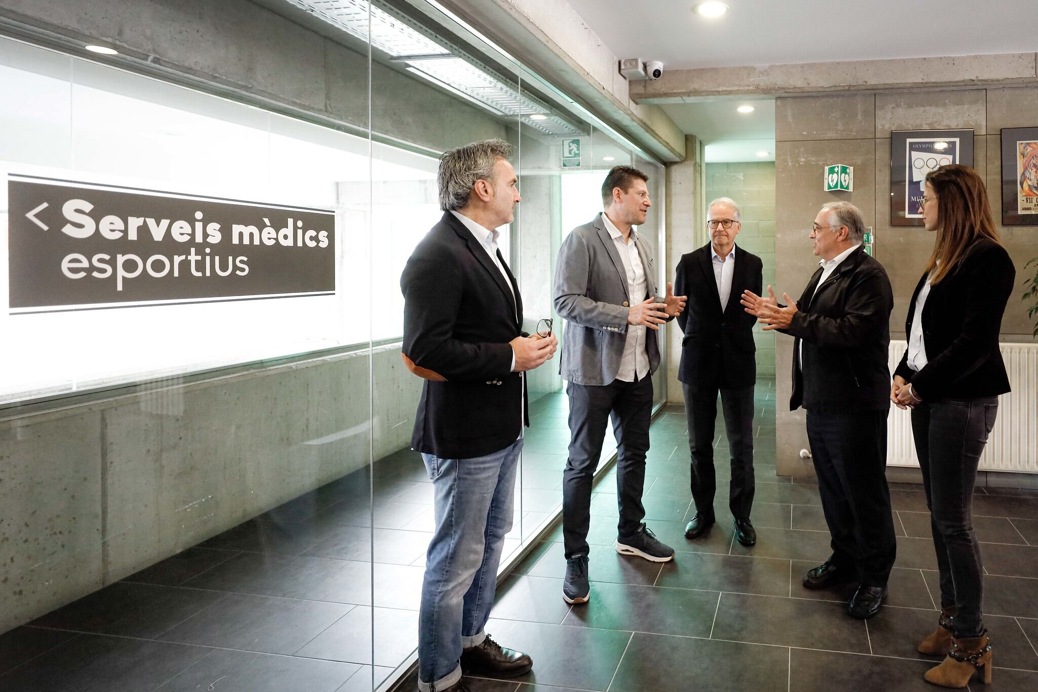 Un instant de la visita al CTEO.