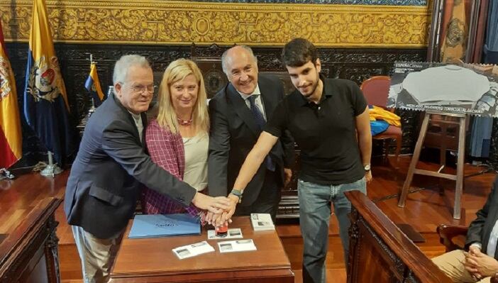 Presentación del sello de Correos