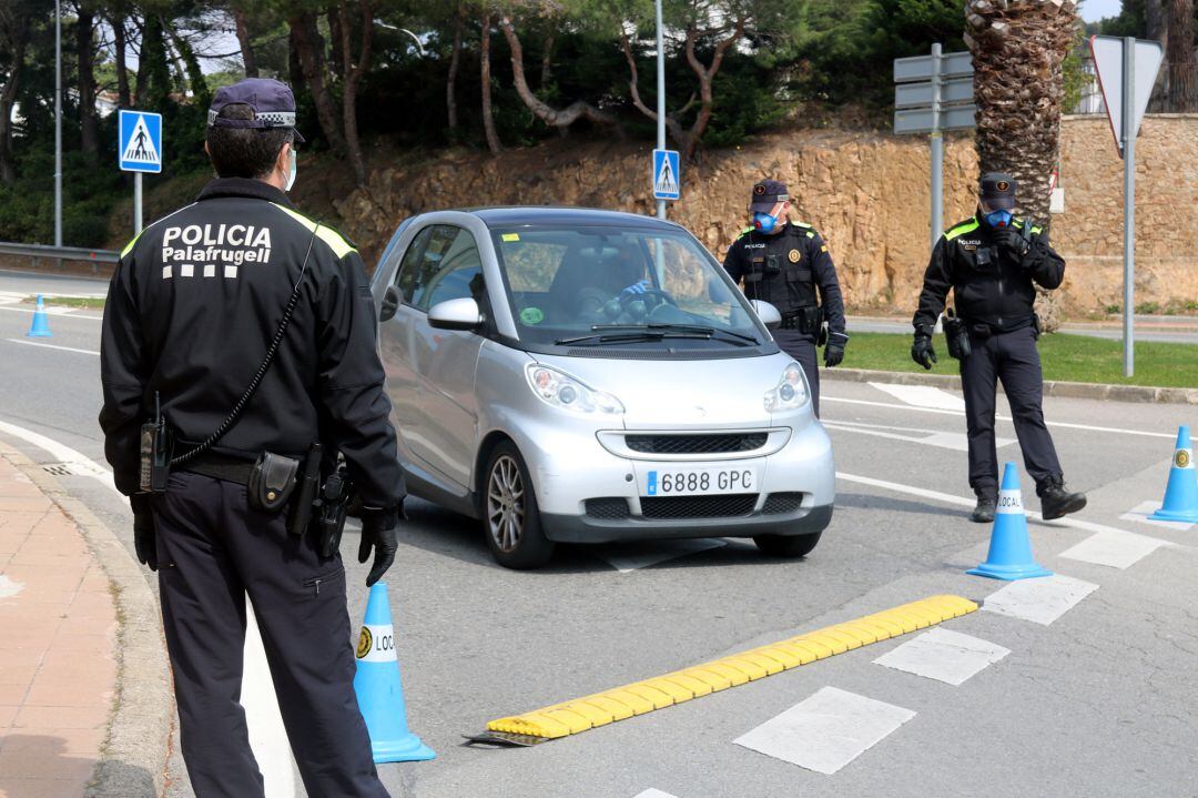 Control de la Policia Local de Palafrugell