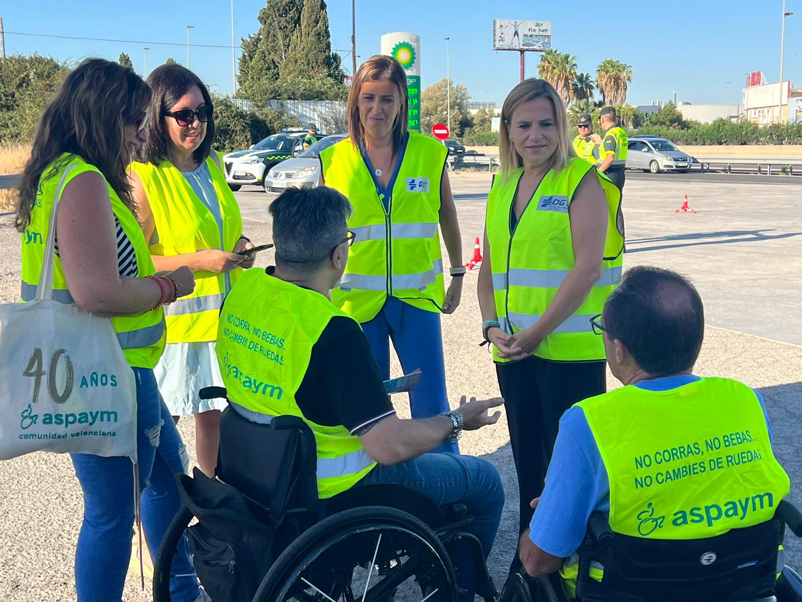 La delegada de Gobierno en la Comunitat, Pilar Bernabé, durante la campaña