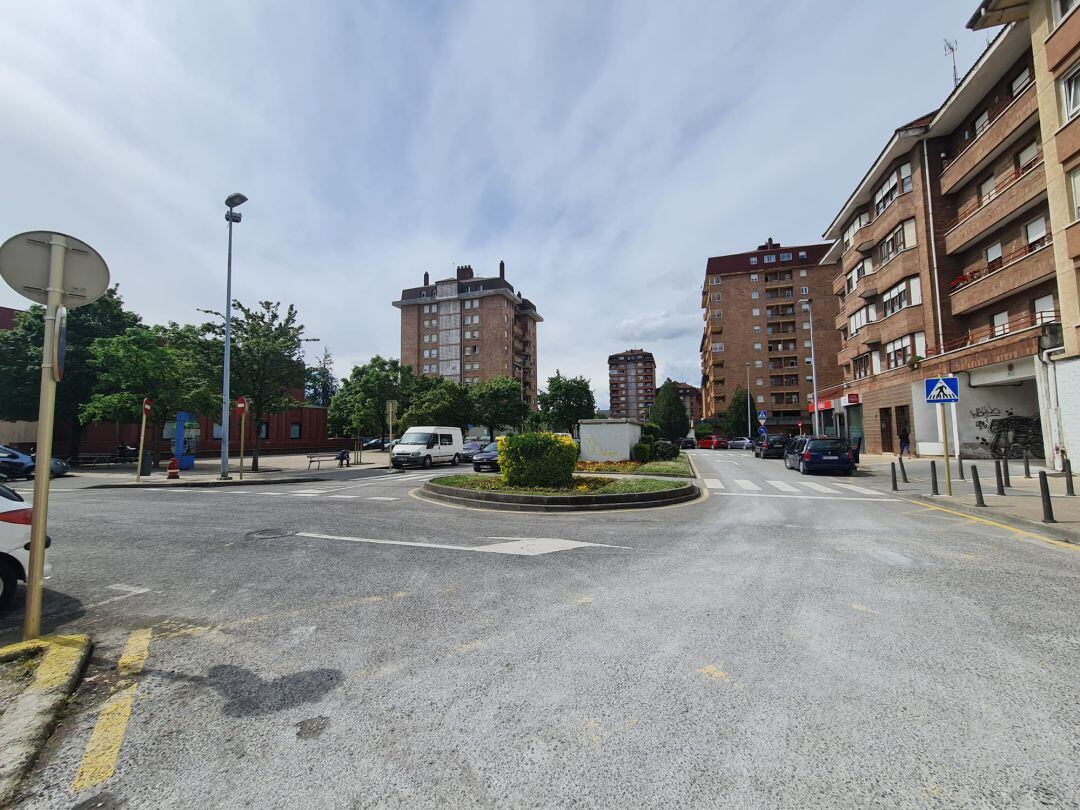 Vista de la calle Coro Ronda Garcilaso de Torrelavega.