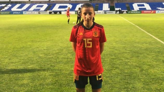 Sheila García con la Selección Española