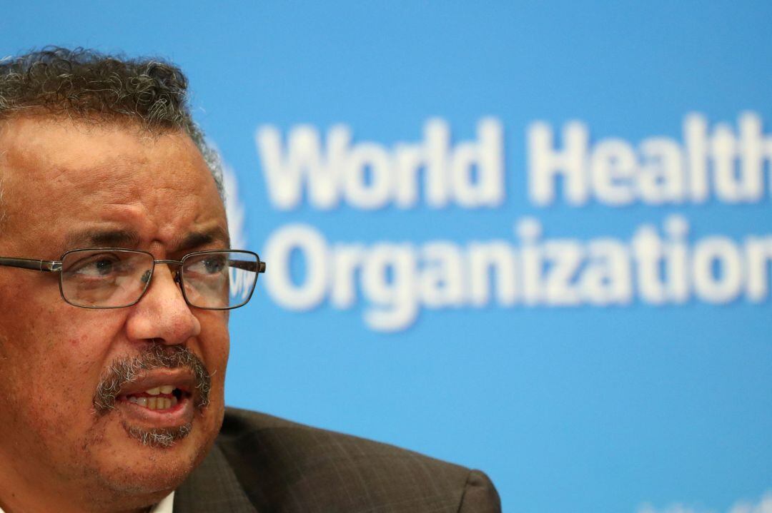 El director general de la OMS, Tedros Adhanom.