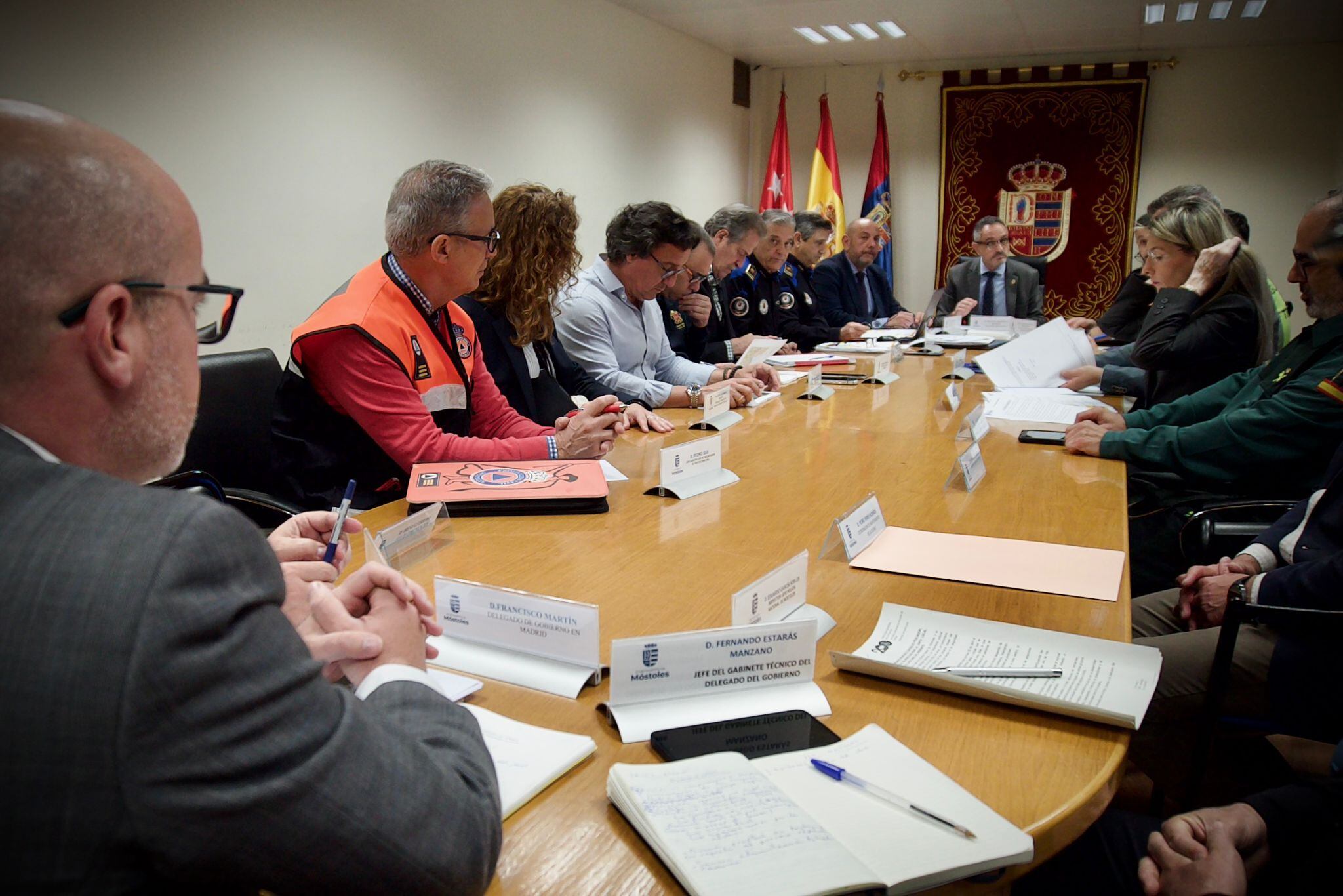 Reunión de la Junta Local de Seguridad de Móstoles