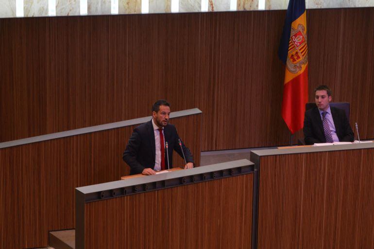 El conseller general socialdemòcrata, Pere López.