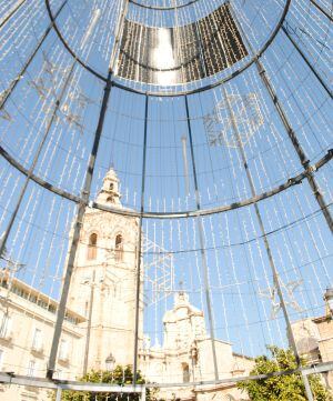 Interior del árbol de Navidad