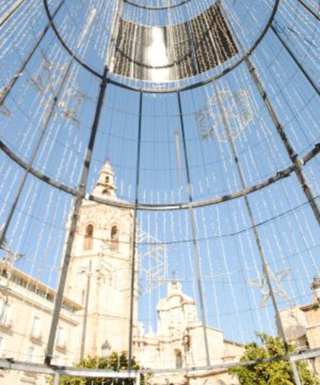 Interior del árbol de Navidad