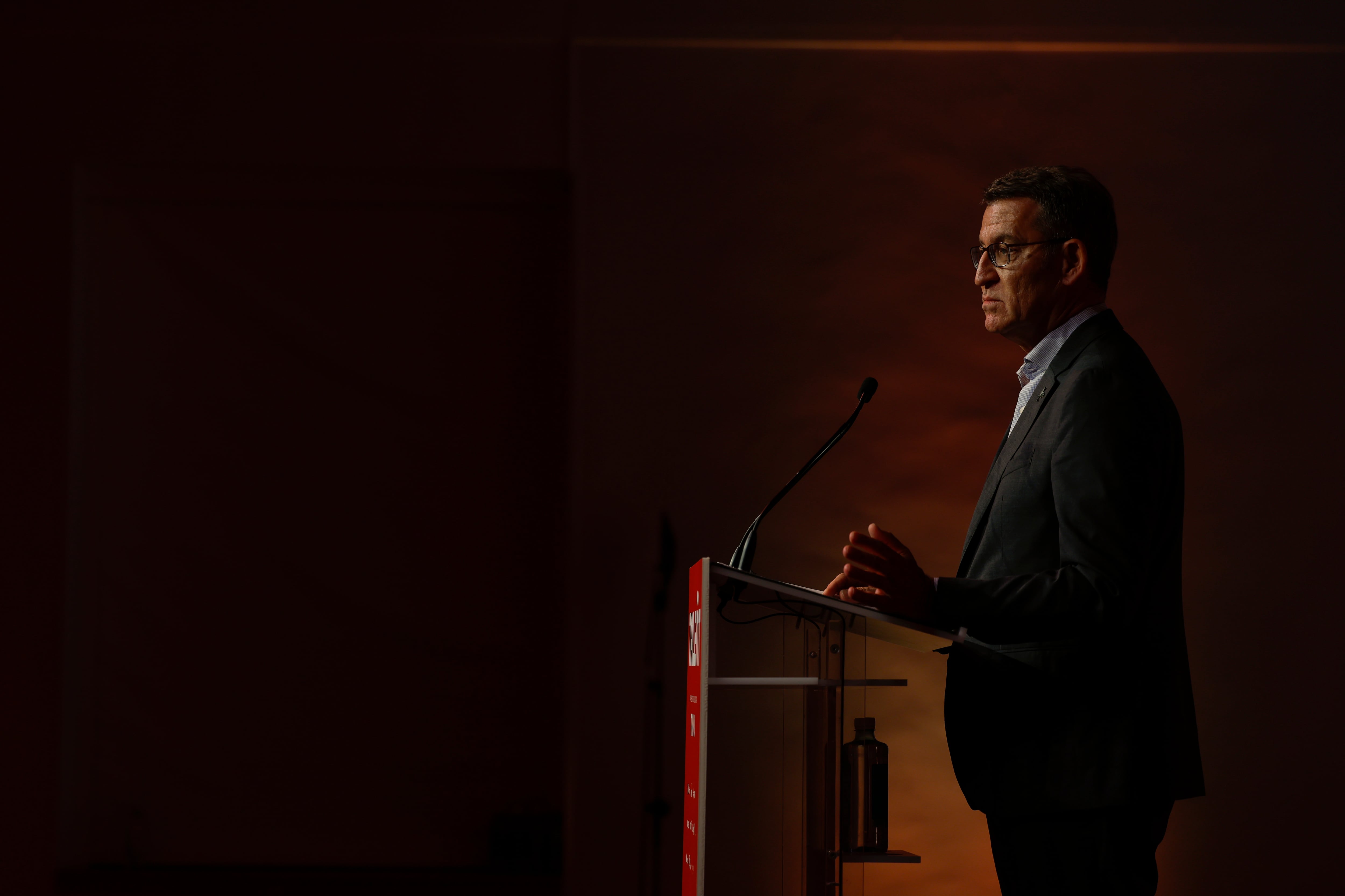 El presidente del PP, Alberto Núñez Feijóo.