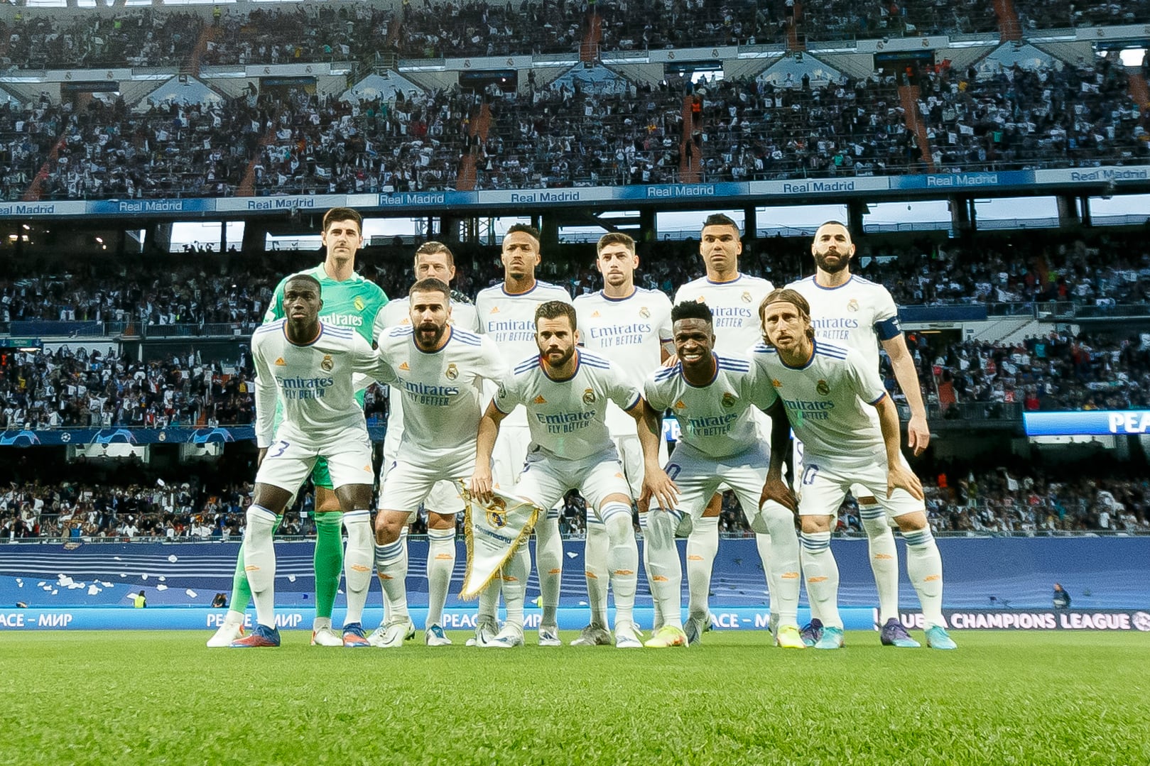 El once inicial que sacó el Real Madrid ante el Manchester City en las semifinales de la Champions League