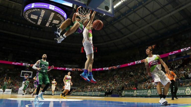 El Unicaja contra el Laboral Kutxa