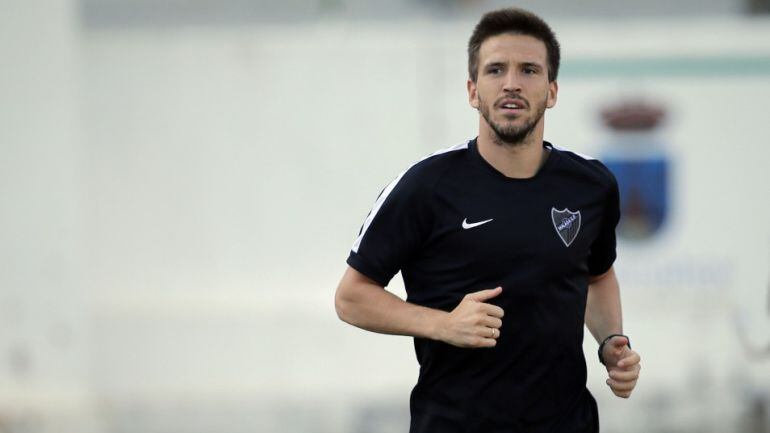 Ignacio Camacho haciendo carrera contínua en una de las sesiones de entrenamiento en Benahavís