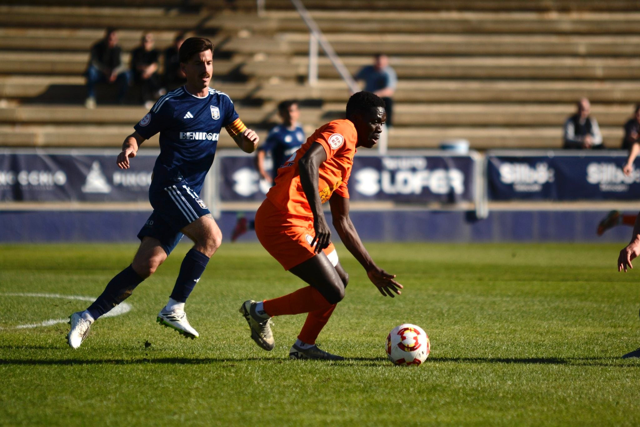 Imagen del C.F. Benidorm ante el Soneja