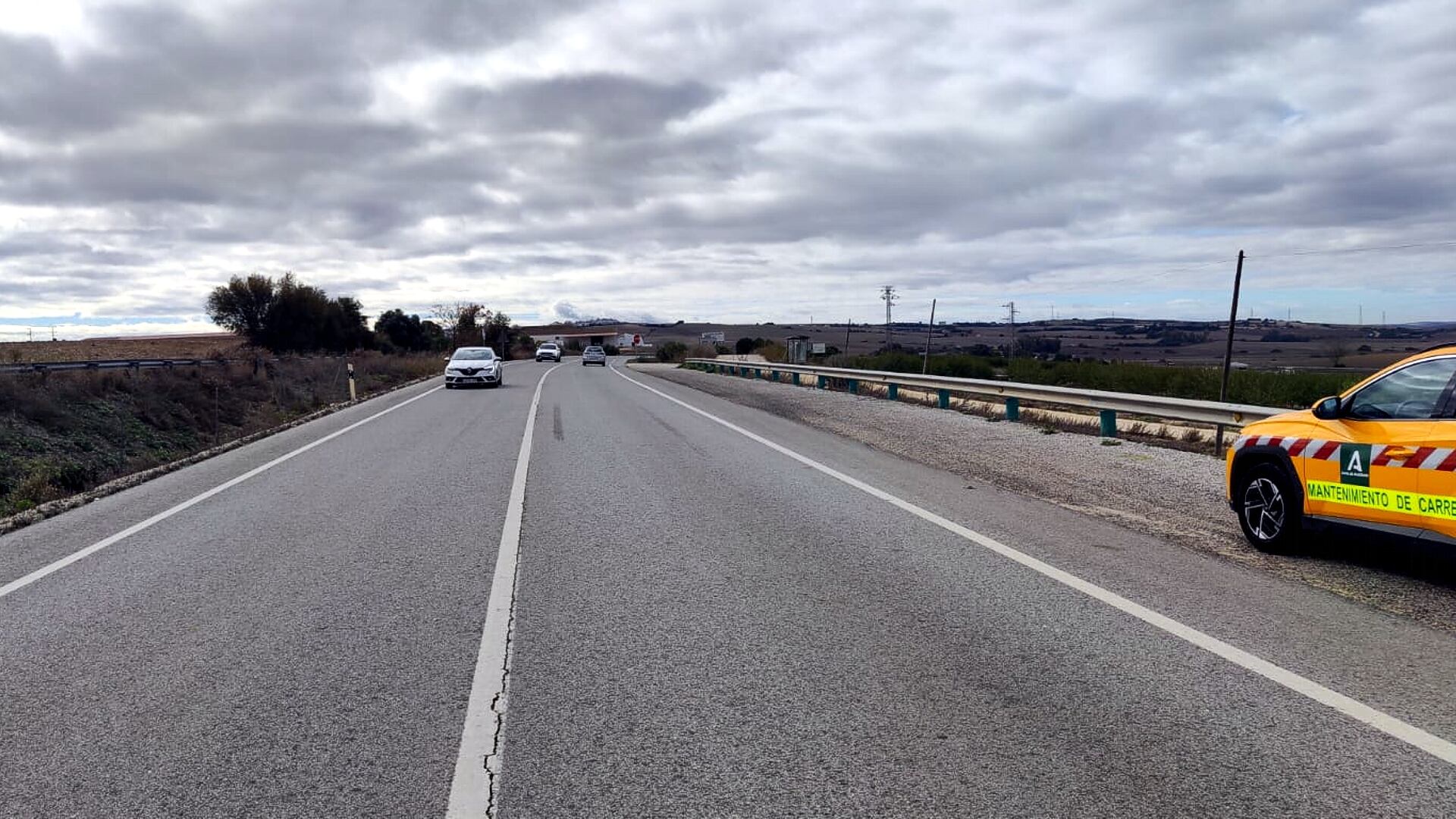 Carretera A-384 entre Arcos y Antequera