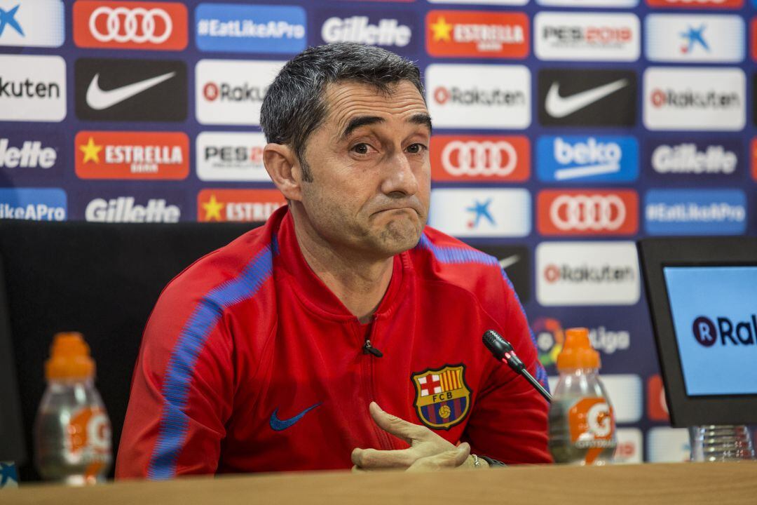 Ernesto Valverde en una imagen de archivo.