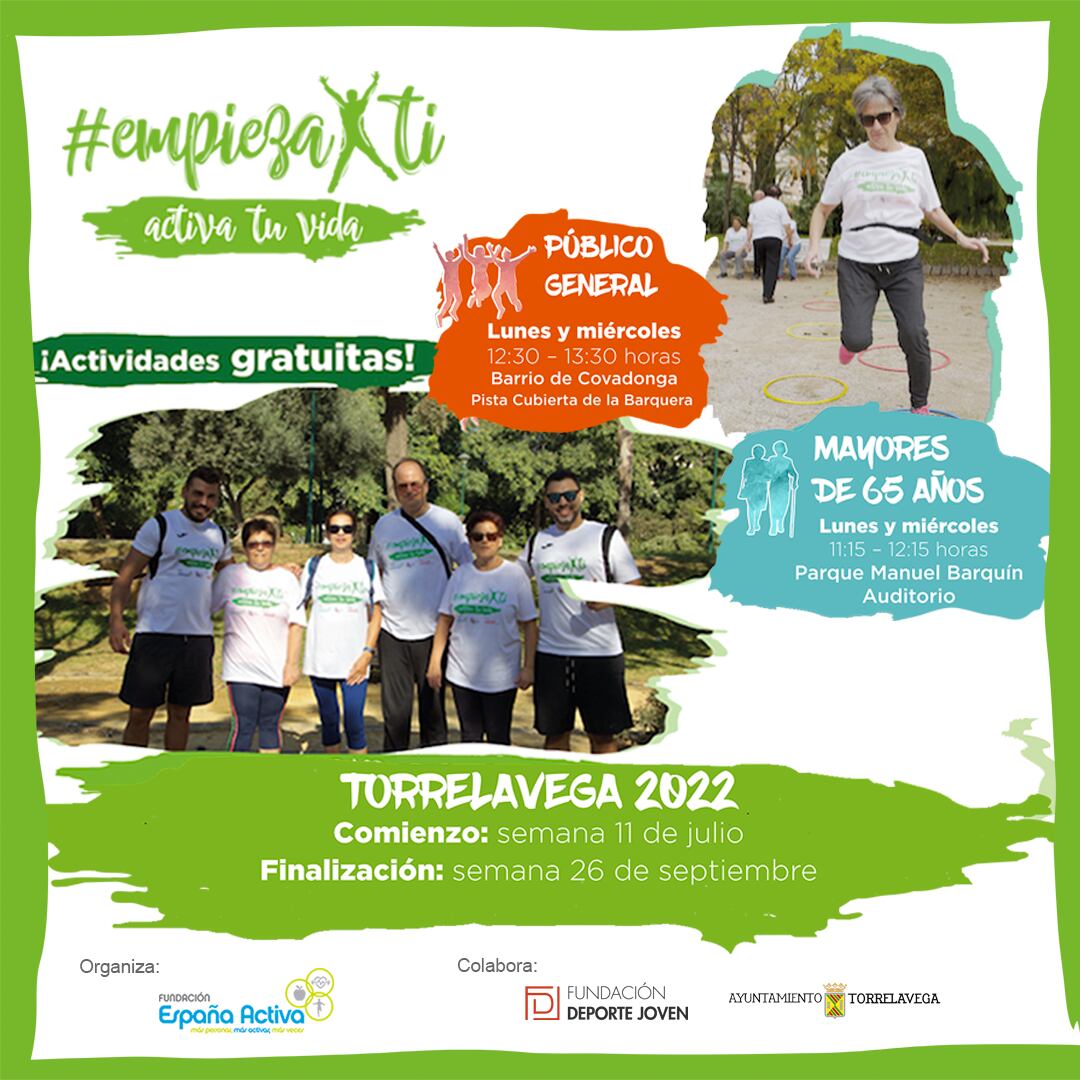 Cartel anunciador de 'Empieza por ti. Activa tu vida'