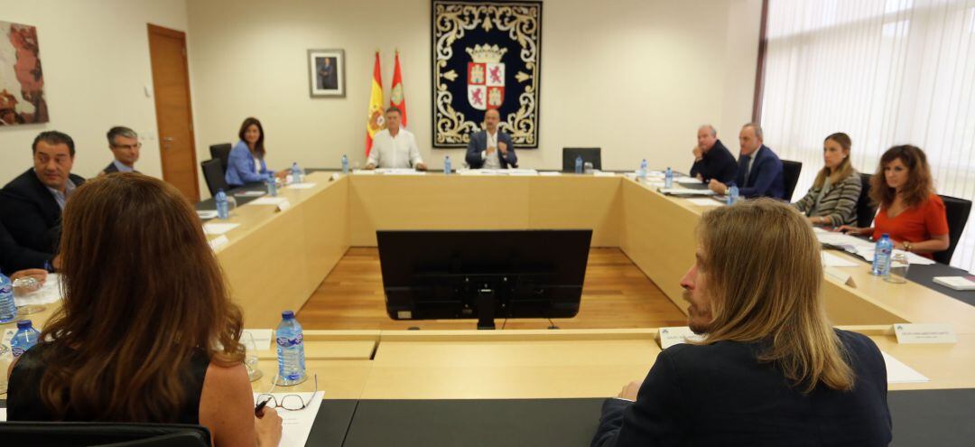 Imagen de la Junta de Portavoces de las Cortes de Castilla y León