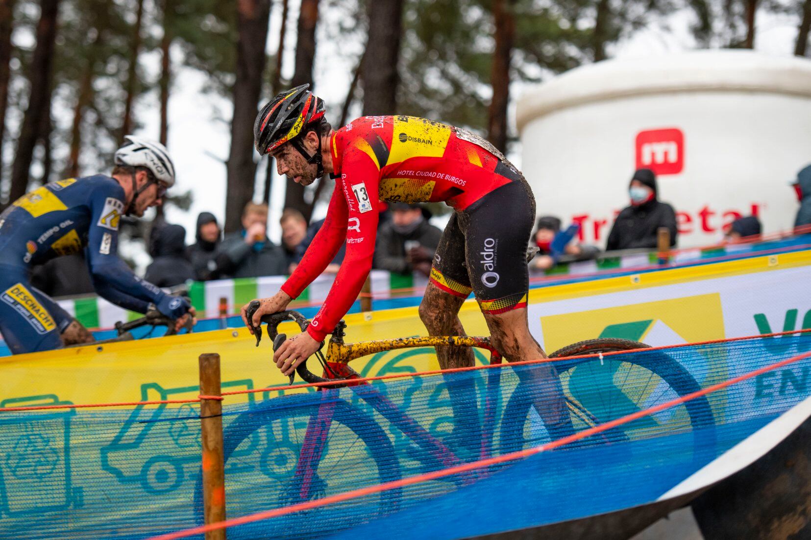 Felipe Orts durante una carrera