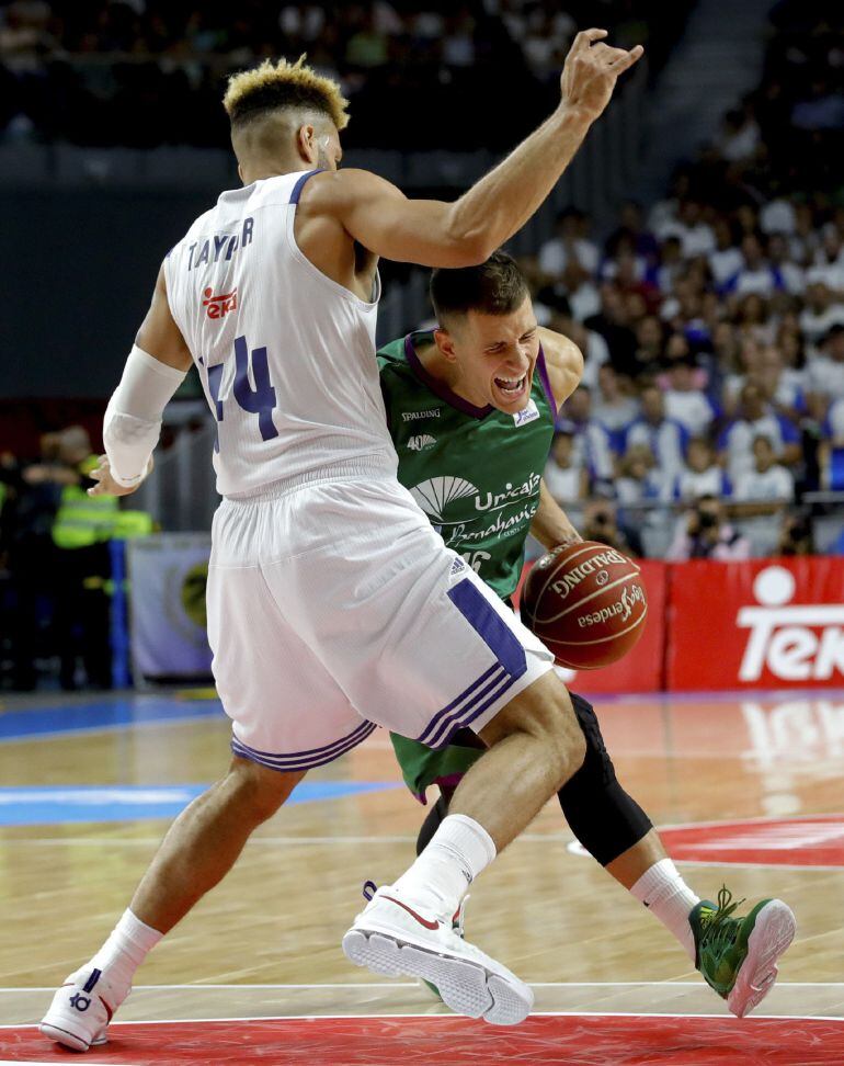 Nedovic intenta irse de Taylor en el partido del viernes en Madrid