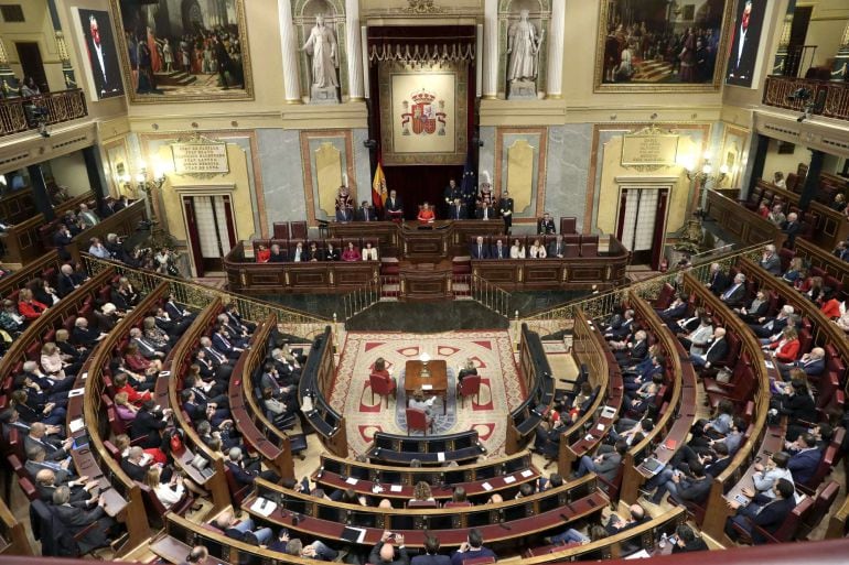 El pleno del Congreso de los Diputados.