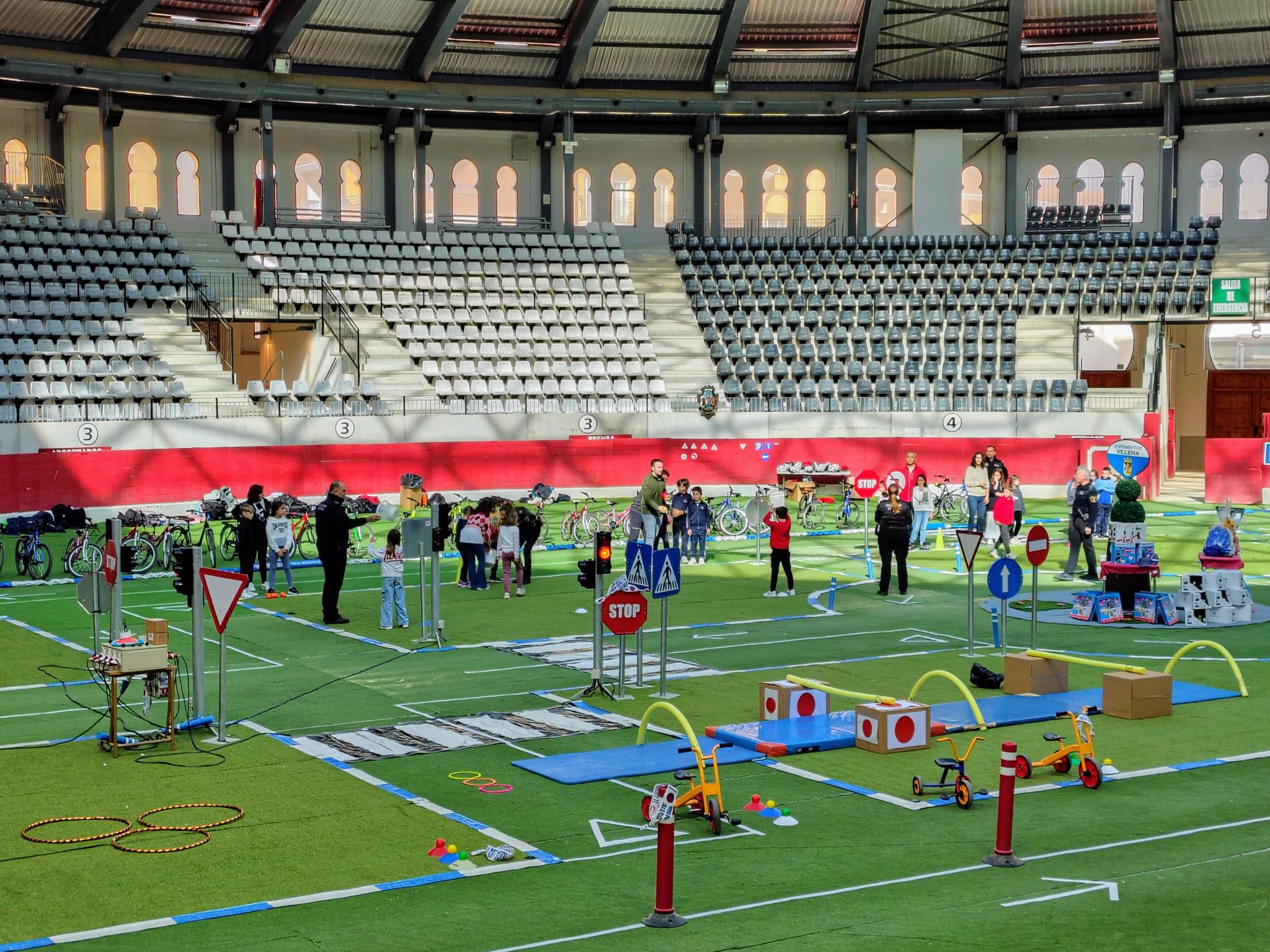 Circuito de educación vial en la Plaza de toros