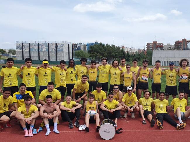 Los chicos del CA Safor Teika en Móstoles