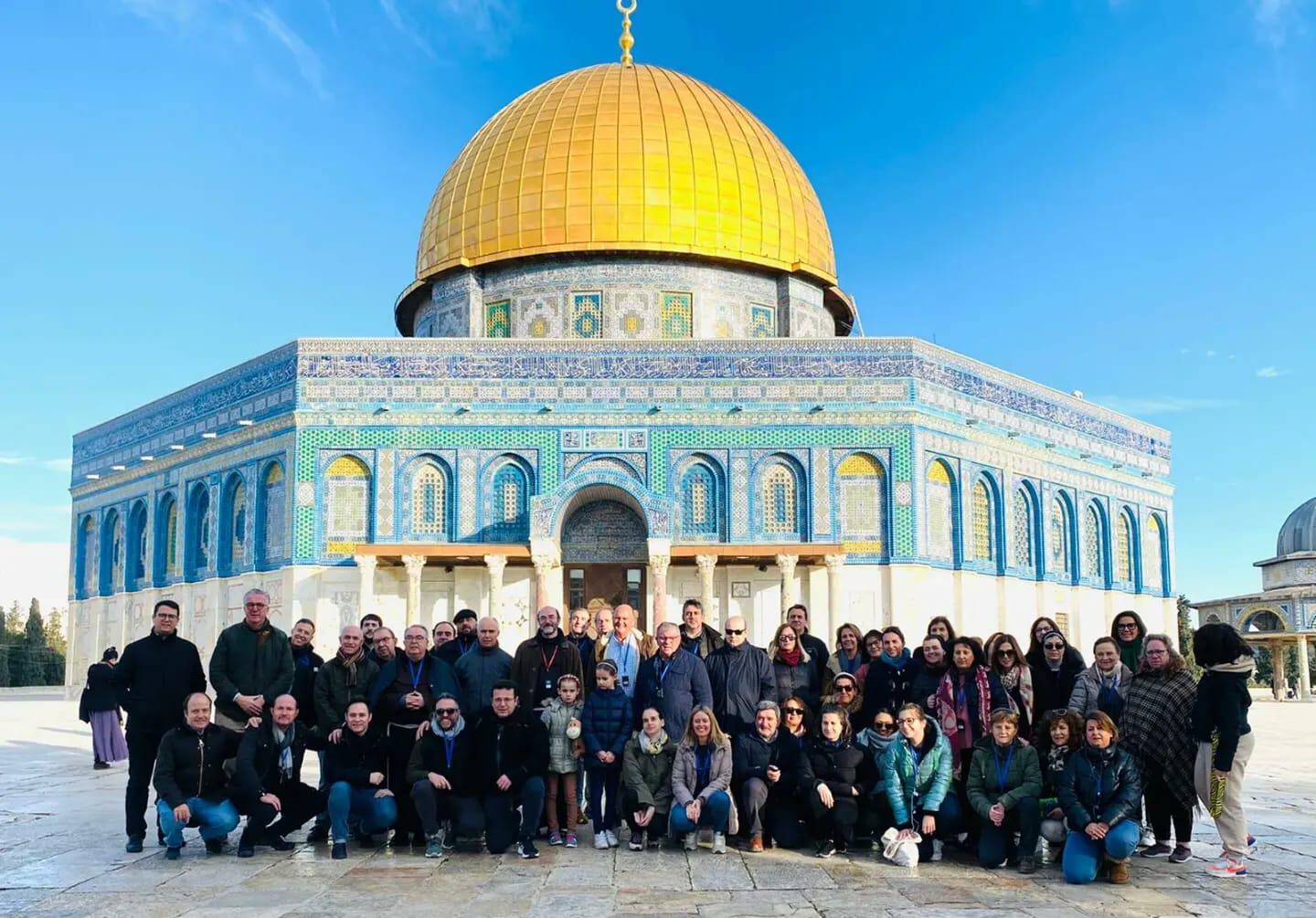 Expedición a Tierra Santa en la explanada de las mezquitas