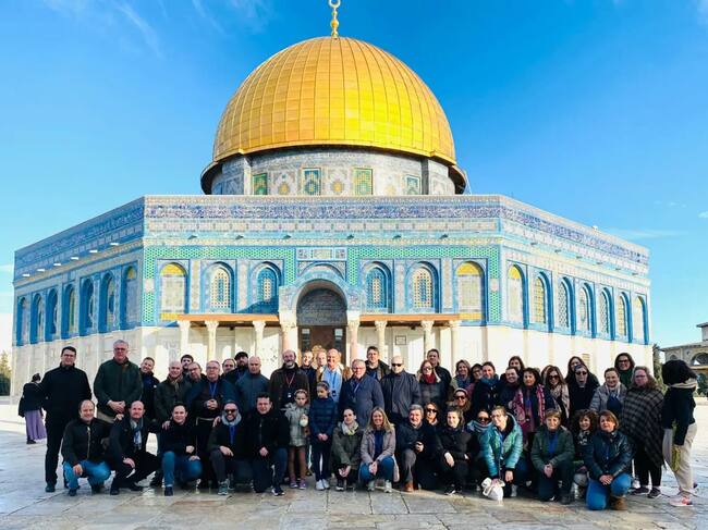 Expedición a Tierra Santa en la explanada de las mezquitas