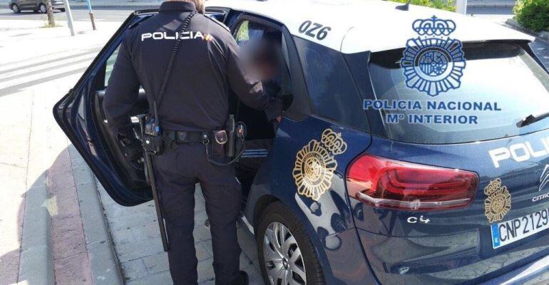 Un coche patrulla de la Policía Nacional