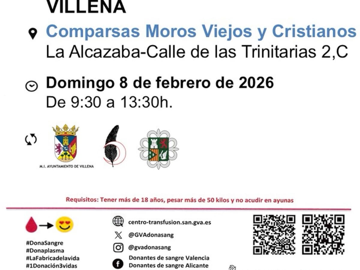 Moros y Cristianos... solidarios en una nueva donación de sangre
