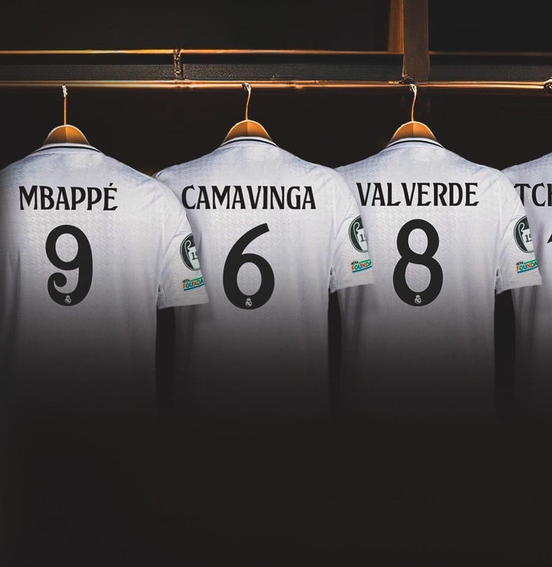 Nuevos dorsales en el Real Madrid 2024-2025. (Web Real Madrid)