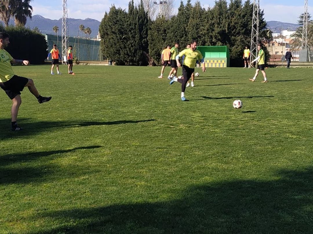 Imagen de un entrenamiento.