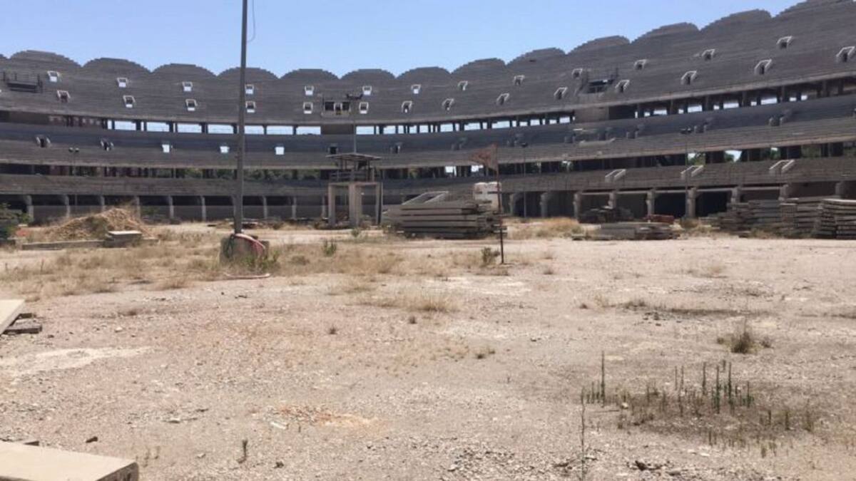 El toro 'embrollado' y la partida de ping-pong