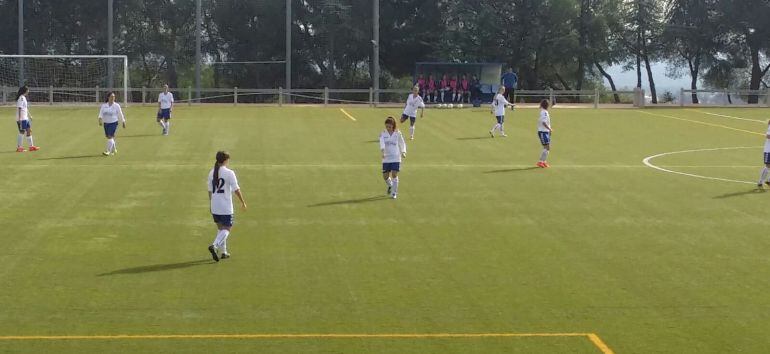 Las jugadores del Torrelodones, en un partido de esta temporada.