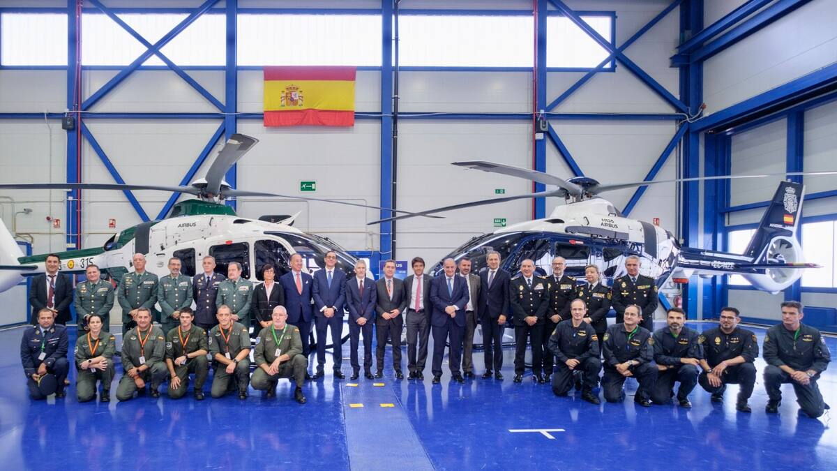 Airbus Helicopters entrega sus primeros helicópteros al Ministerio del Interior