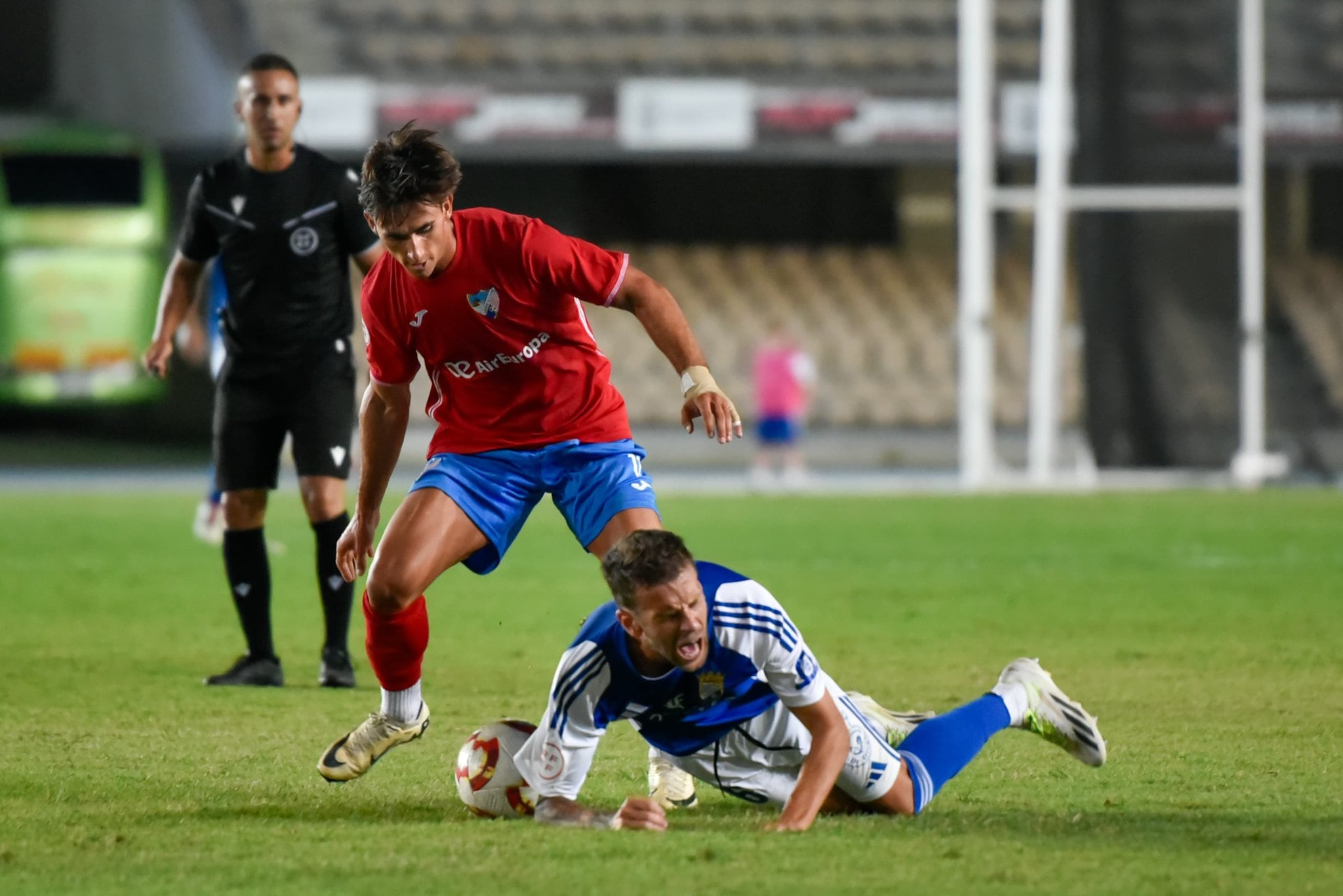 Imagen del partido de la primera vuelta en Chapín ante el Estepona