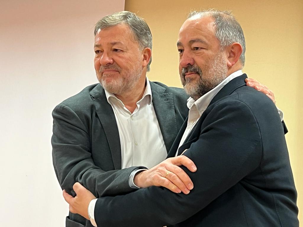 El alcalde de Cuenca, Dario Dolz, y el rector de la Universidad de Castilla-La Mancha, Julián Garde