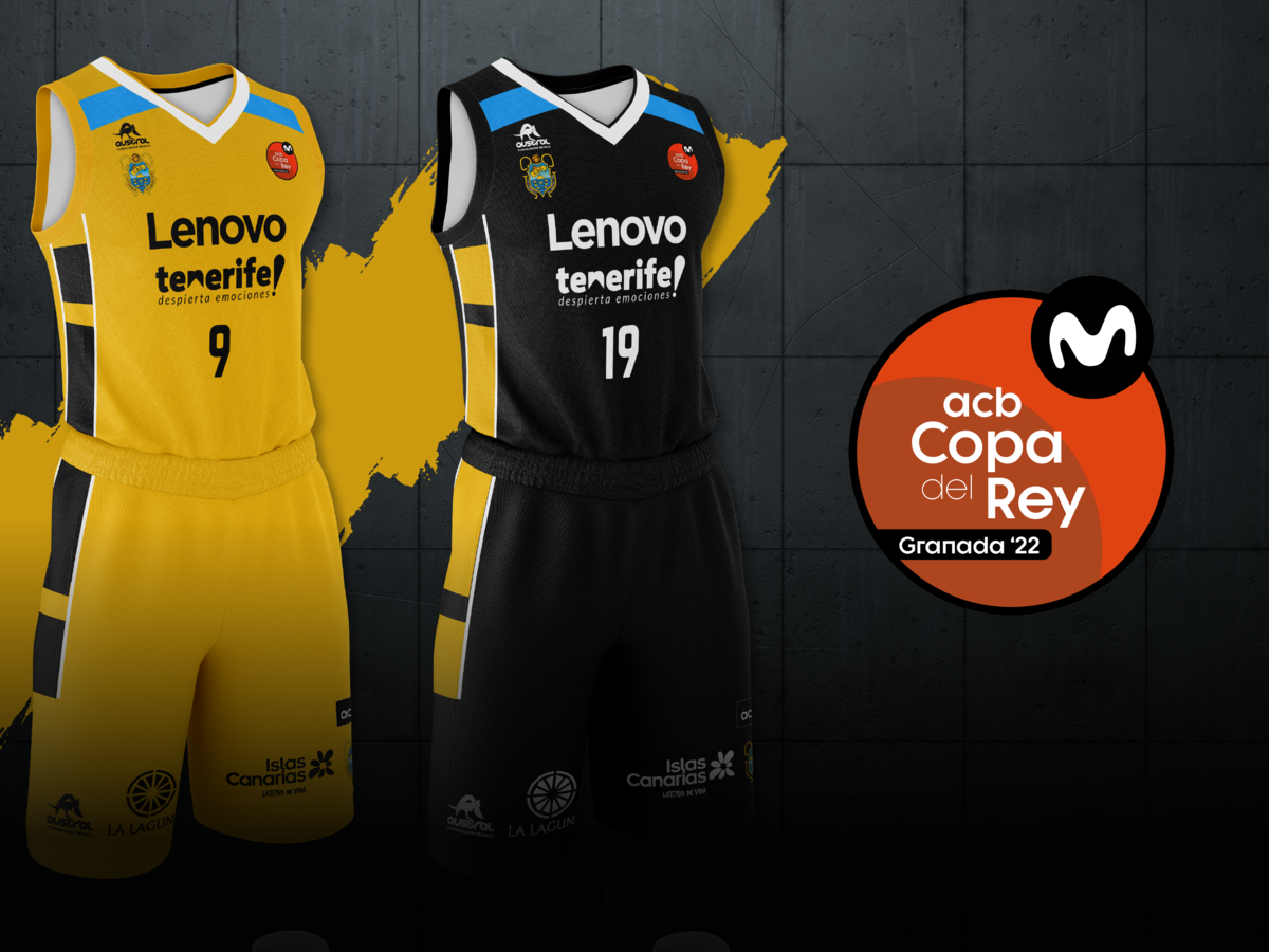Camiseta conmemorativa del Lenovo Tenerife para la Copa