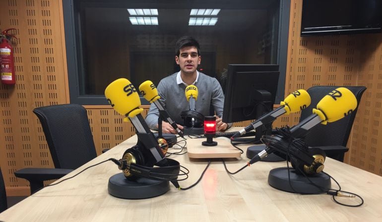 Aitor Zunzunegui, jugador palentino de squash