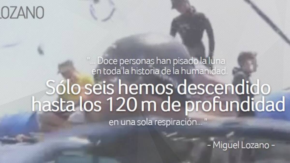 'Ells fan el busseig estrany, respirant sota l'aigua; jo faig el normal, aguantant la respiració'