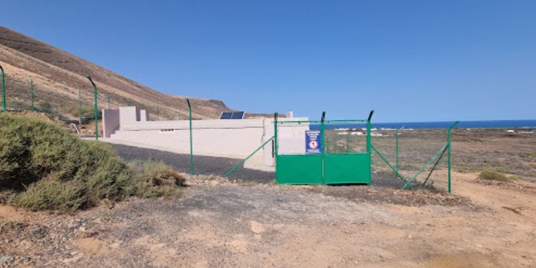 Depósito de Órzola en la finca propiedad de la familia Perdomo Barreto, en Lanzarote.