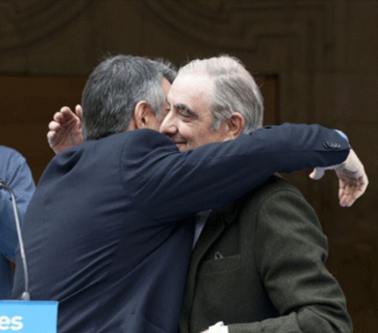 Ramón Rabanera durante un acto político