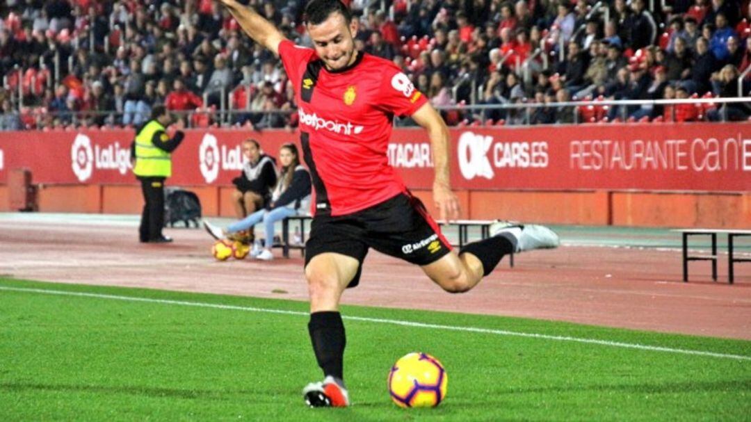 Joan Sastre, jugador del RCD Mallorca.
