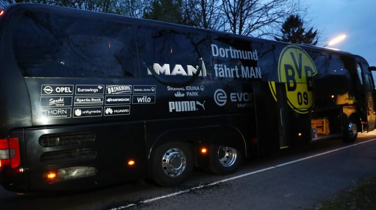 Imagen del autobús del Dortmund