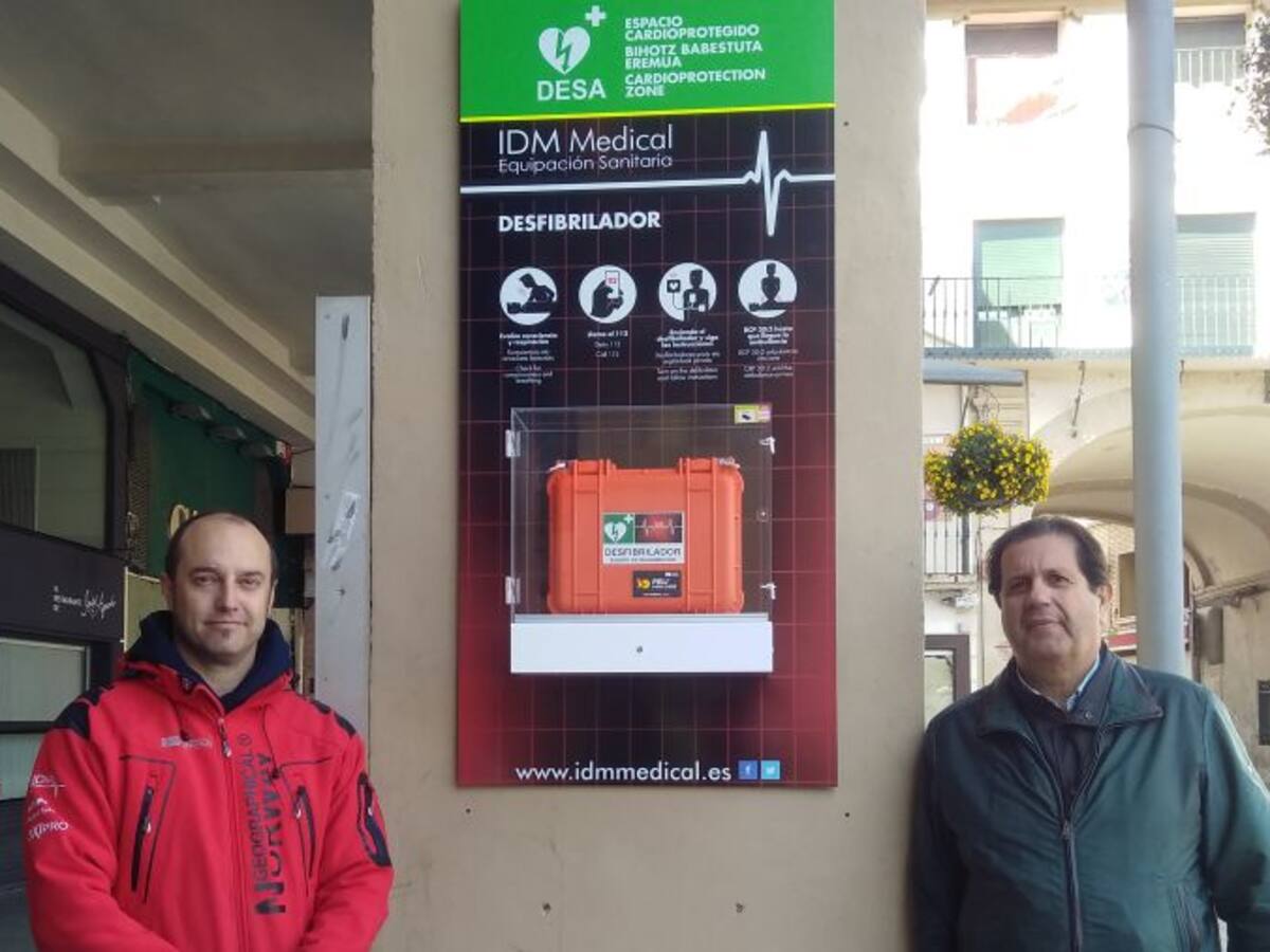Nuevo desfibrilador en el corazón de Tudela