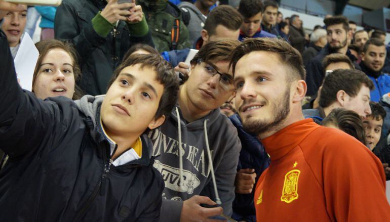 Saúl Ñíguez ha sido uno de los jugadores más aclamados por el público albaceteño