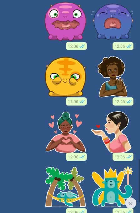 Los stickers llegan a WhatsApp.