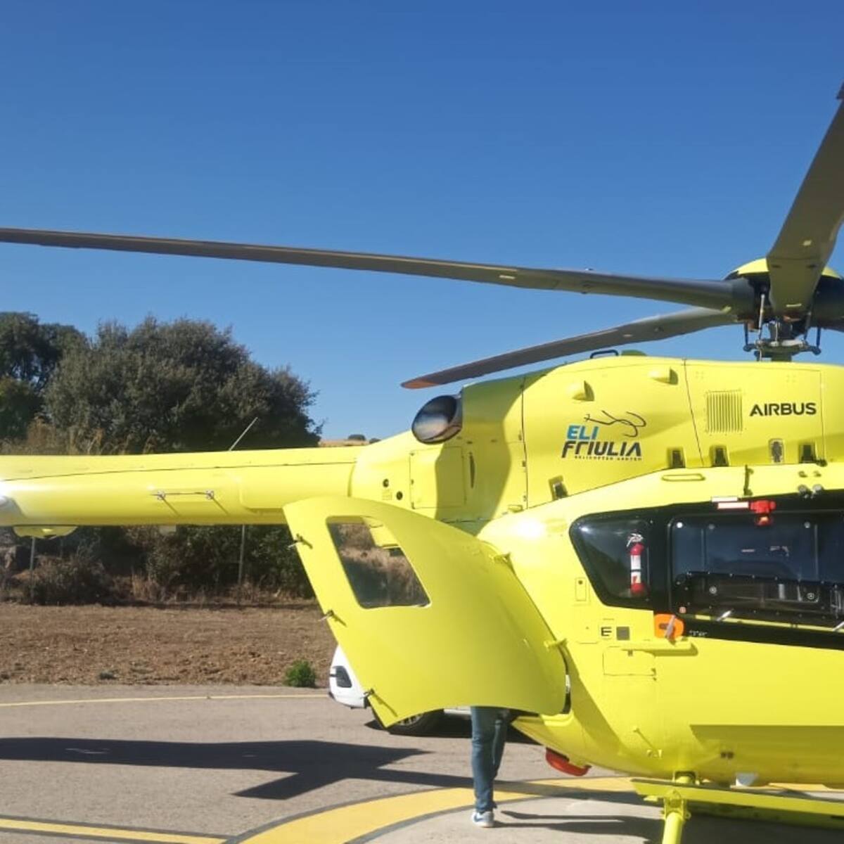 Un helicóptero italiano sustituye de forma temporal el del SUMMA 112 retirado hace dos semanas